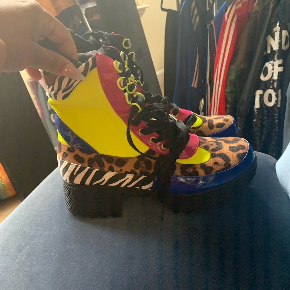 Colorful boots